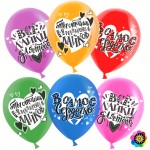 Воздушные шары #Like#сердце, Ассорти,  (12''/30 см)