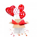 Коробка сюрприз с воздушными шарами  " Для любимых"