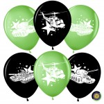 Облако воздушных шаров "Военная Техника "