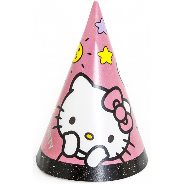 Колпаки Hello Kitty, С Днем Рождения!, Розовый