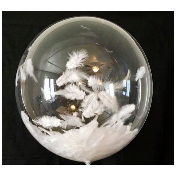 Bubble (Баблс с белыми перьями) 24/61 см. 