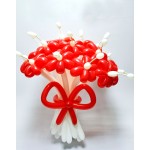 Букет из воздушных шариков Красные цветы