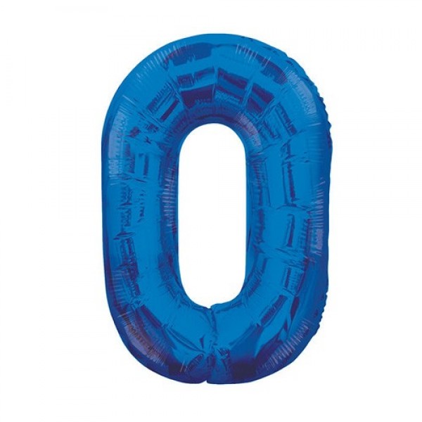 Цифра 0 Синяя (100см)