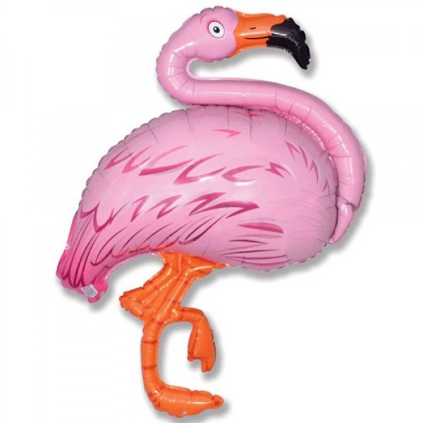 Шар фольгированная фигура Фламинго 122 см