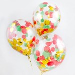 Воздушные шарики с конфетти " Ассорти "