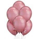 Облако из воздушных шариков " Хром. Розовые "