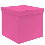 Коробка-сюрприз с шарами "Розовое золото" с цифрой