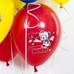 Воздушный Шар (12''/30 см) Микки Маус, С Днем Рождения!, Ассорти, пастель