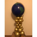 Композиция Глобус из воздушных шаров